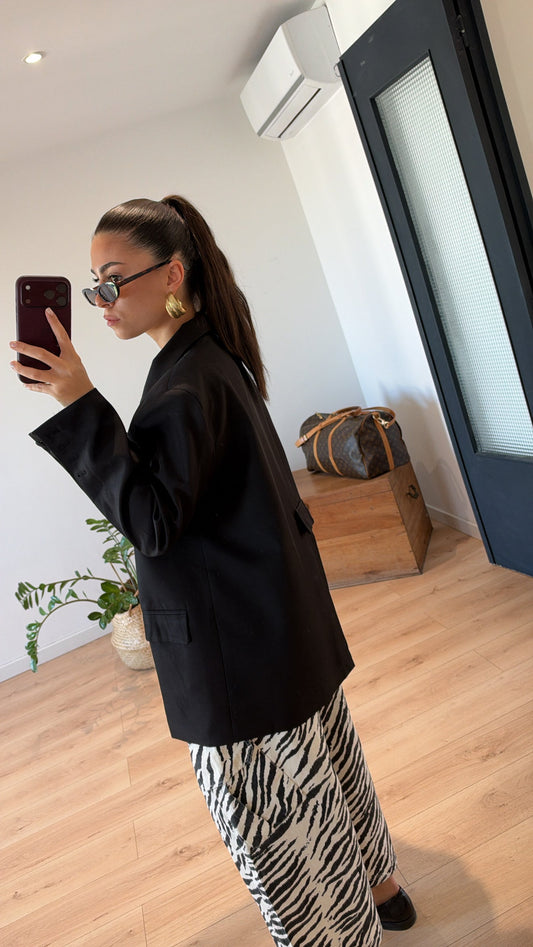 BLAZER "FLORA" NOIR
