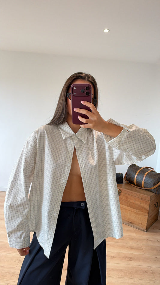 CHEMISE "ASTRID" À CARREAUX EXPÉDITION À PARTIR DU 19/10