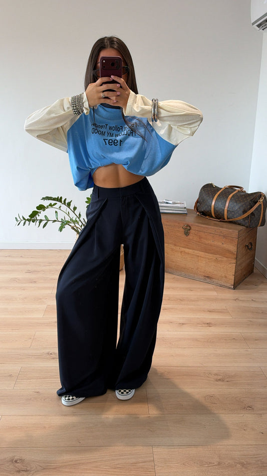 PANTALON BLEU MARINE PRE COMMANDE EXPÉDITION À PARTIR DU 09/10