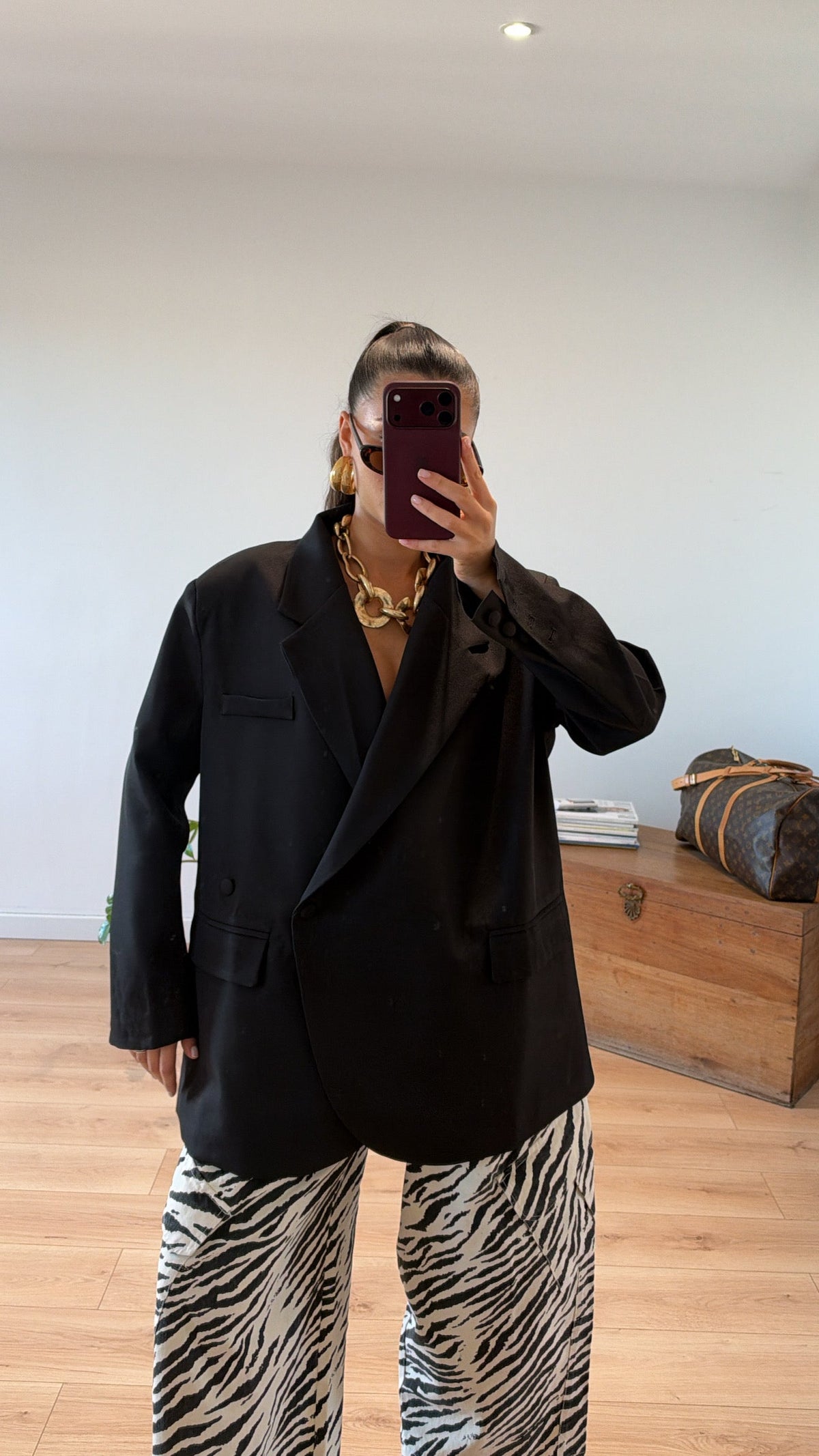 BLAZER "FLORA" NOIR