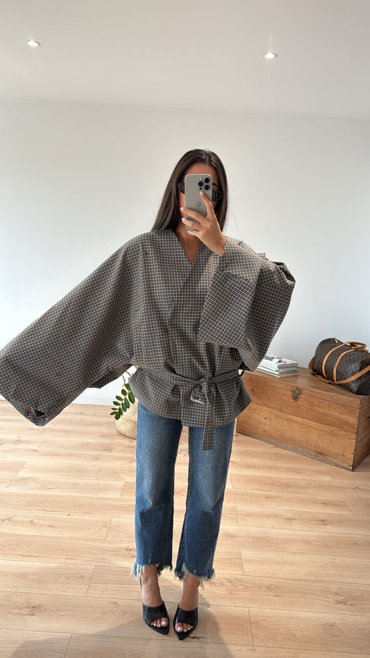 VESTE "HANNAH" CARREAUX