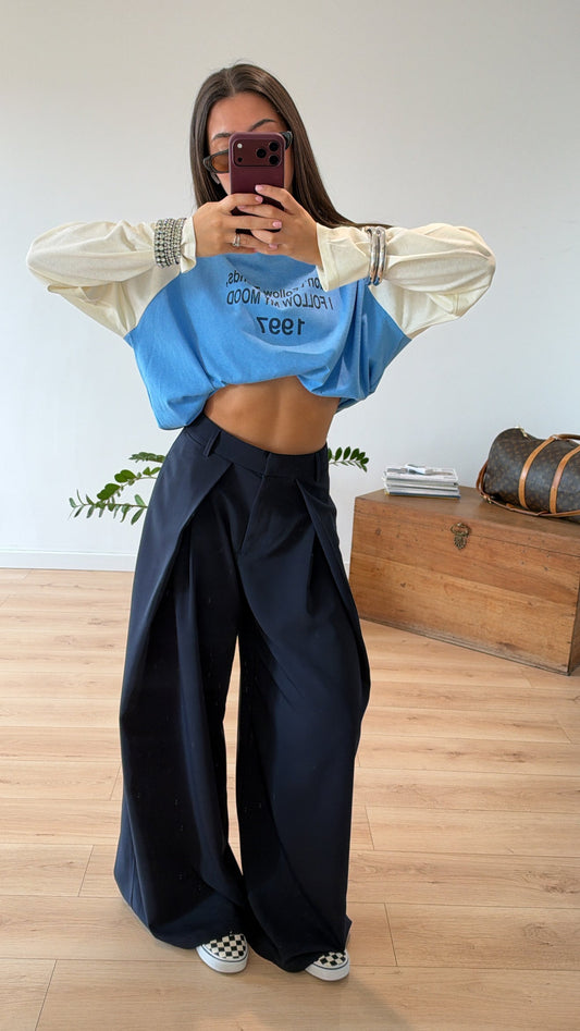PANTALON BLEU MARINE PRE COMMANDE EXPÉDITION À PARTIR DU 09/10