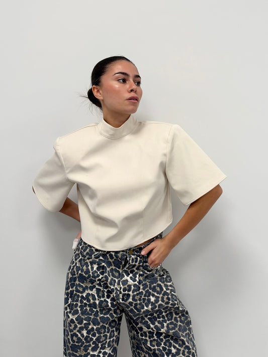 TOP « MARIE » BEIGE PRÉ COMMANDE 16/10